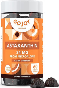 Chewable Astaxanthin Gummies - Natural Astaxanthin 24mg Antioxidant Supplement - Vegan, Non-GMO, Sugar-Free, Gluten-Free, Soy-Fee, 3rd Party Lab Tested - 2 Month Supply (60 Gummies) in Pakistan