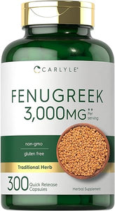Fenugreek Capsules | 300 Count | Non-GMO & Gluten Free Extract | Fenugreek Seeds in Pakistan