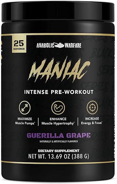 Black Series Maniac, Pre-Workout Powder, Supp in Pakistan