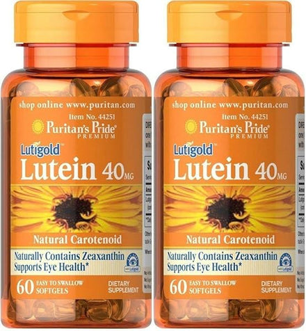 Lutein 40 mg with Zeaxanthin-60 Softgels 2 Pack in Pakistan