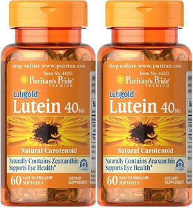 Lutein 40 mg with Zeaxanthin-60 Softgels 2 Pack in Pakistan