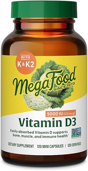 MegaFood Vitamin D3 5000 IU (125 mcg) - Veget in Pakistan