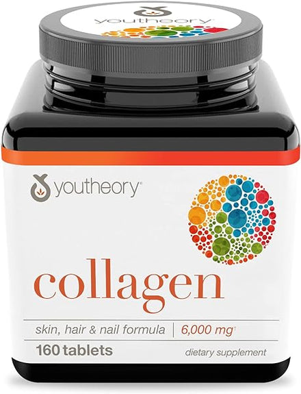 Collagen with Vitamin C, Advanced Hydrolyzed Formula for Optimal Absorption, Skin, Hair, Nails and Joint Support, 160 Supplements in Pakistan