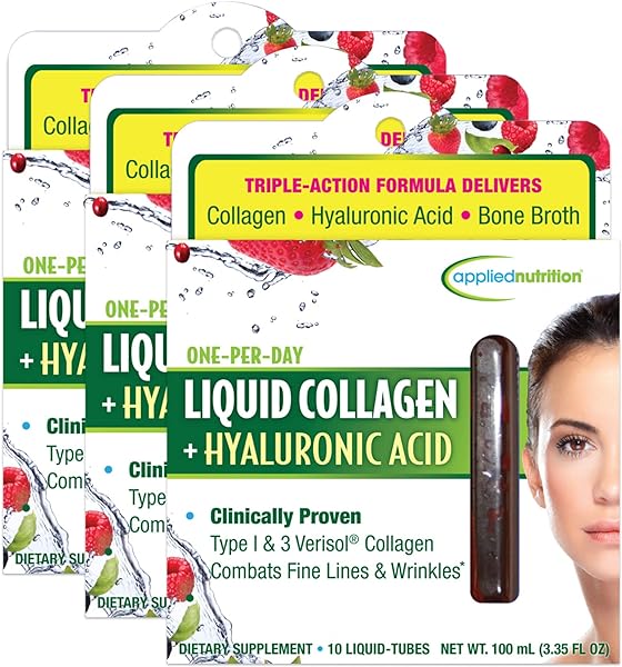 Liquid Collagen +Hyaluronic Acid (Pack of 3) in Pakistan in Pakistan