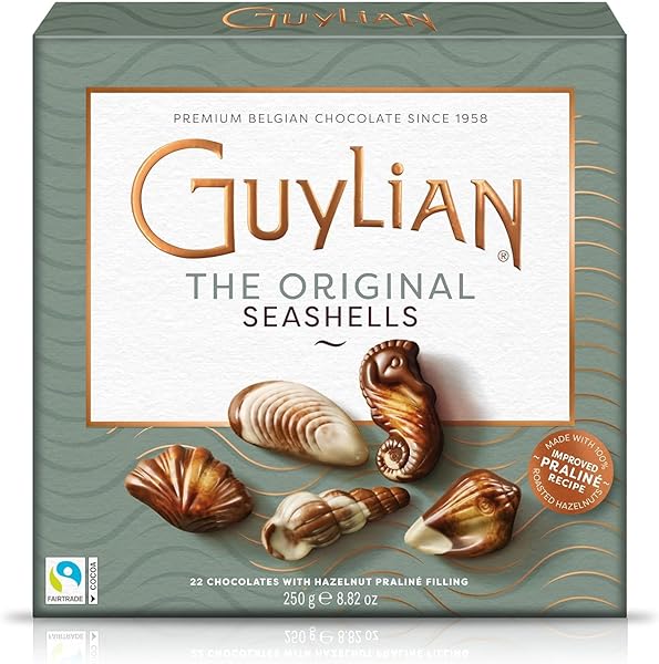 GuyLian Belgian Chocolate Seashells Gift Box (22 Pieces) - Milk Chocolate with Hazelnut Praliné Filling in Pakistan in Pakistan