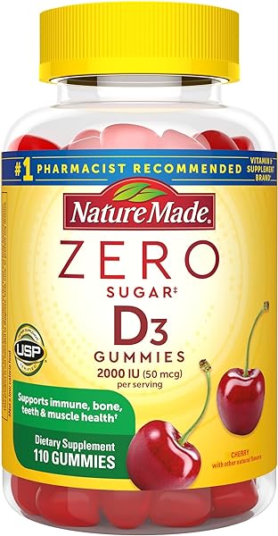 Nature Made Zero Sugar Vitamin D3 Gummies 200 in Pakistan