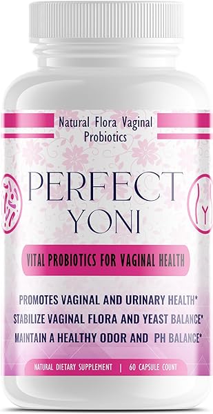 Perfect Yoni Female Vaginal Probiotics - 60 Capsules of Probiotics for Women with Lactobacillus Acidophilus & Lactobacillus Gasseri, Organic Women's Probiotic for Yeast, PH Balance & Vaginal Odor in Pakistan in Pakistan