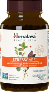 StressCare Herbal Supplement, Supports Stress Relief, Energy Support, Relaxation, Occasional Sleeplessness, Ashwagandha, Holy Basil/Tulsi, Gotu Kola, Non-GMO, Vegetarian, 120 Capsules in Pakistan