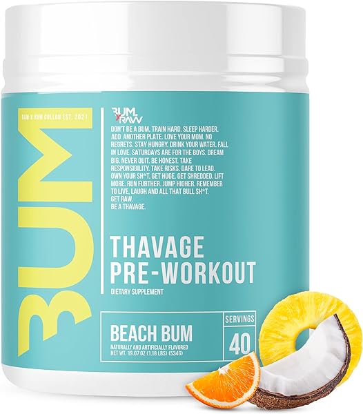 Preworkout Powder, Thavage (Beach Bum) - Chri in Pakistan