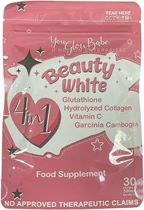 You Glow Babe Beauty White 4 in 1 Glutathione Food Supplement, 30 Capsules in Pakistan
