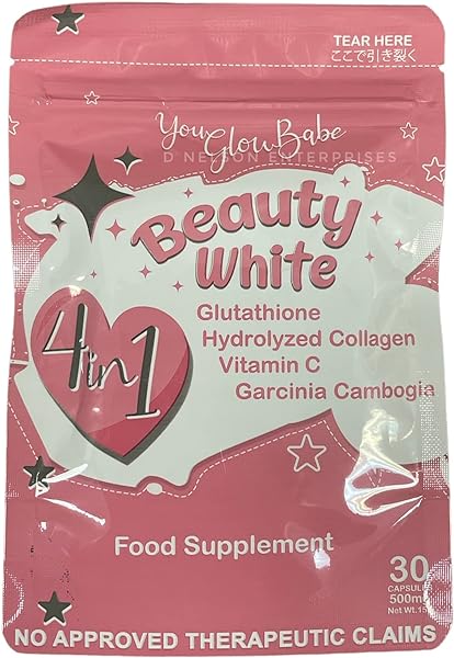 You Glow Babe Beauty White 4 in 1 Glutathione Food Supplement, 30 Capsules in Pakistan in Pakistan