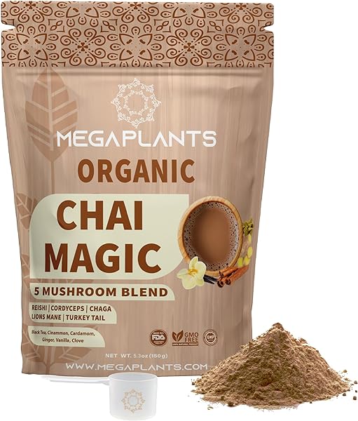 Chai Magic (50 Servings) | Superfood 5 Mushro in Pakistan