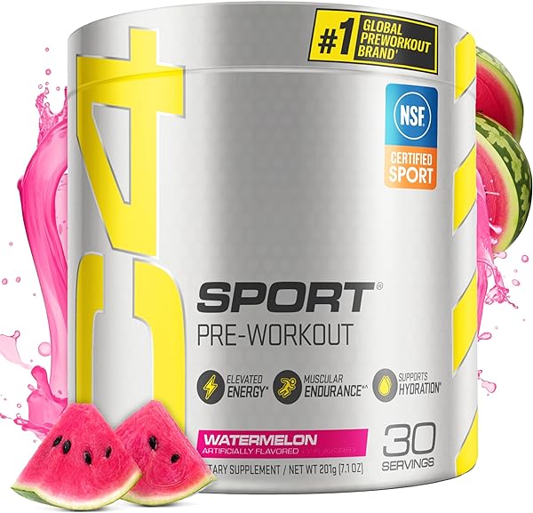 C4 Sport Pre Workout Powder Watermelon - Pre Workout Energy with Creatine + 135mg Caffeine and Beta-Alanine Performance Blend - NSF Certified for Sport 30 Servings in Pakistan in Pakistan