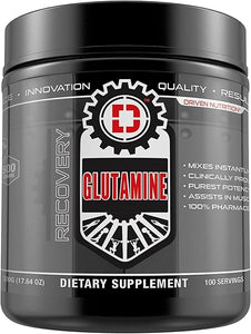 Driven GLUTAMINE-Reduce Muscle Soreness and Boost Immune System:Pure, Natural, and Healthy Amino Acid - Promotes and Preserves Lean Muscle Mass - Supports GI Health and Immune System Function in Pakistan