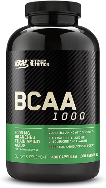 Optimum Nutrition Instantized BCAA Capsules, Keto Friendly Branched Chain Essential Amino Acids, 1000mg, 400 Count in Pakistan in Pakistan