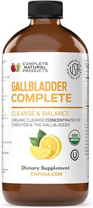 Complete Natural Gallbladder Complete - Liquid Supplement for Gallbladder Support, Liver Cleanse, and Digestive Health with Apple Cider Vinegar, Turmeric, Beet, Digestive Enzymes, Milk Thistle - 8oz in Pakistan