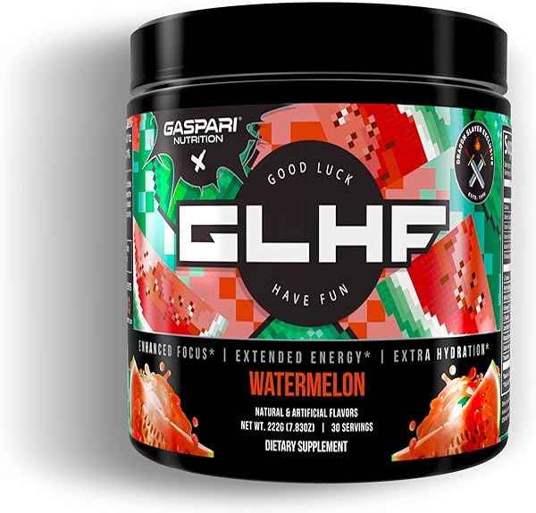 x GLHF Gaming Energy, Enhanced Focus, Extra Energy, Improved Hydration (30 Servings) (Watermelon) in Pakistan in Pakistan