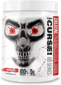 The Curse! Creatine Monohydrate Powder 500g 5g Per Serve Pure Micronized Creatine 100 Servings (17.6oz) in Pakistan