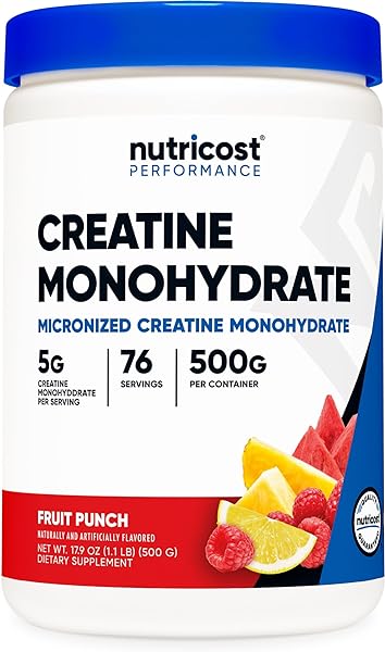 Creatine Monohydrate Powder (Fruit Punch, 500 in Pakistan