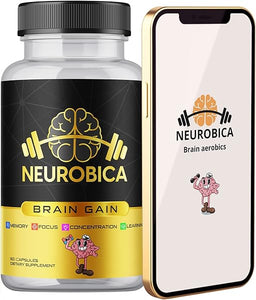 Brain gain - Nootropic Brain Supplement for Kids & Adults, Focus, Concentration, Mind and Memory, 60 pc (Phosphatidylserine, GABA, DMAE, Choline, Vitamin B1 B2 B3 B6) in Pakistan