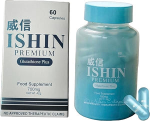 ISHIN Premium Glutathione Plus Food Supplement, 60 Capsules in Pakistan