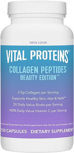 Collagen Peptides Beauty Edition Capsules, 2.5g of Collagen Per Serving with Biotin and Vitamin C, 30 Servings in Pakistan