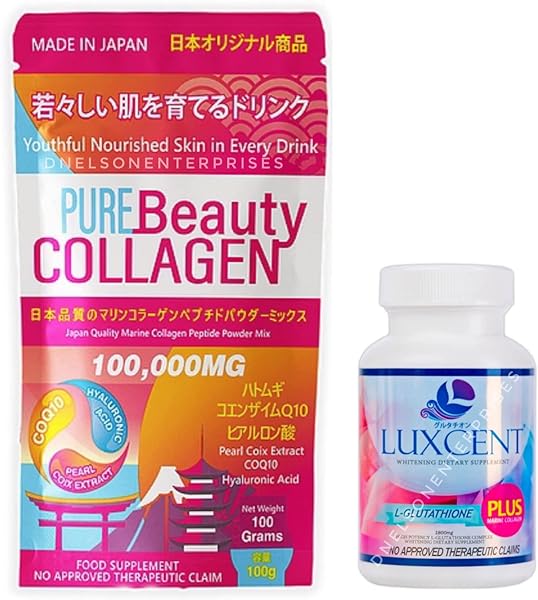 & Luxcent Glutathione Caps Duo, Japan Made &  in Pakistan