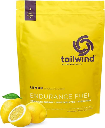 Tailwind Nutrition Endurance Fuel, Electrolyte & Hydration Sports Drink Mix Powder, Gluten-Free, Vegan, Lemon, 50 Servings in Pakistan