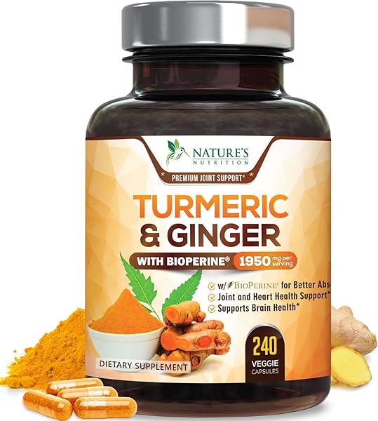 Turmeric Curcumin with BioPerine & Ginger 95% in Pakistan