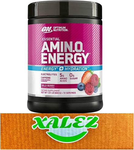 Optimum Nutrition Essential Amino Energy Powder - Energy and Hydration - Wild Berry - 72 Servings TM Gift Box in Pakistan