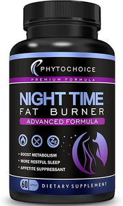 Night Time Weight Loss Pills -Carb Blocker Appetite Suppressant with Melatonin-Fat Burner Diet Pills that Work Fast for Women-Nighttime Metabolism Booster-Overnight Fat Burning Pills-1 Pack in Pakistan