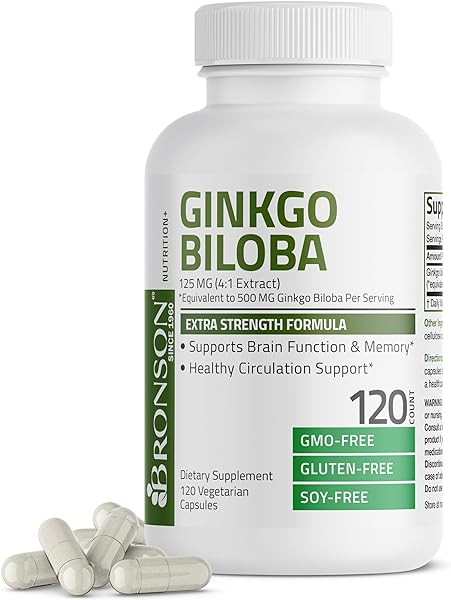 Bronson Ginkgo Biloba Extra Supports Brain Fu in Pakistan