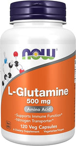 Supplements, L-Glutamine 500 mg, Nitrogen Transporter*, Amino Acid, 120 Veg Capsules in Pakistan