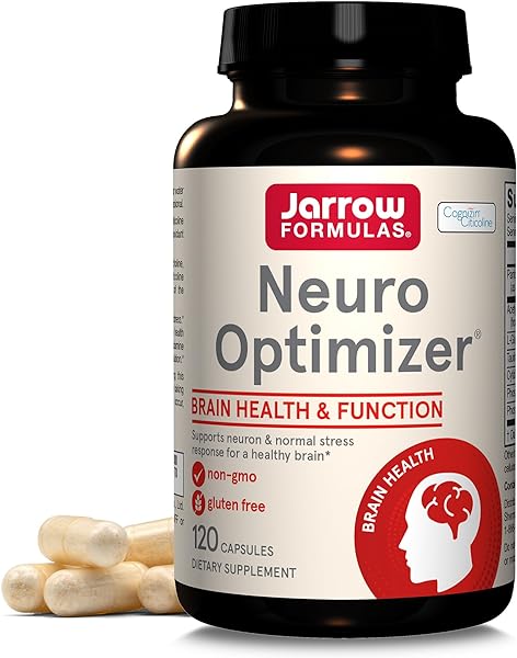 Jarrow Formulas Neuro Optimizer With 7 Neuro-nutrient Ingredients, Dietary Supplement for Brain Health and Antioxidant Support, 120 Capsules, 30 Day Supply in Pakistan in Pakistan