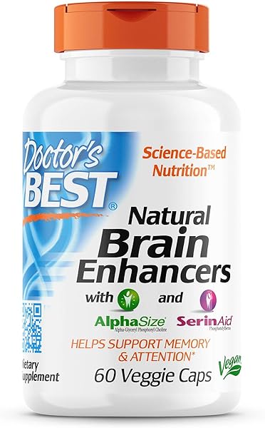 Natural Brain Enhancers, Non-GMO, Vegan, Gluten Free, 60 Veggie Caps in Pakistan