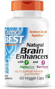 Natural Brain Enhancers, Non-GMO, Vegan, Gluten Free, 60 Veggie Caps in Pakistan