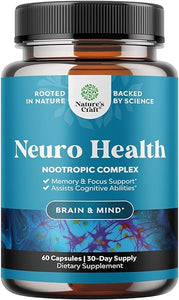 Nootropics Brain Support Supplement - Mental Focus Nootropic Memory Supplement for Brain Health & and Performance Blend, with Energy and Vitamins DMAE Bacopa and Phosphatidylserine Capsule in Pakistan
