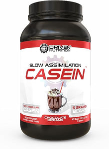 Driven Casein- 100% Micellar Casein Protein Powder with Added BCAA and Digestive Enzymes for Nighttime Muscle Recovery (Chocolate Dreams) in Pakistan