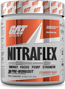 Nitraflex Advanced Pre-Workout Powder, Increases Blood Flow, Boosts Strength and Energy, Improves Exercise Performance, Creatine-Free (Strawberry Mango, 30 Servings) in Pakistan