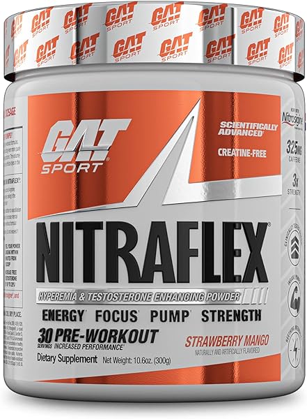 Nitraflex Advanced Pre-Workout Powder, Increases Blood Flow, Boosts Strength and Energy, Improves Exercise Performance, Creatine-Free (Strawberry Mango, 30 Servings) in Pakistan in Pakistan