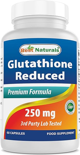 Best Naturals L-Glutathione 250 mg 60 Capsules in Pakistan