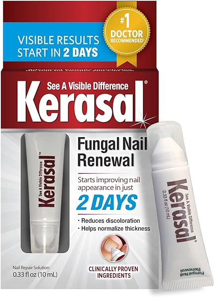 Kerasal Nail Renewal, Restores Appearance of Discolored or Damaged Nails, 0.33 fl oz (Packaging May Vary) in Pakistan