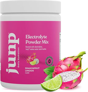 JUNP Electrolytes Powder No Sugar No Carbs - Exotic Tropical Dragonfruit Limeade Drink Mix - Potassium & Salt Electrolyte Hydration Powder Zero Calorie Sugar Free Electrolyte Powder, Keto, 90 Servings in Pakistan