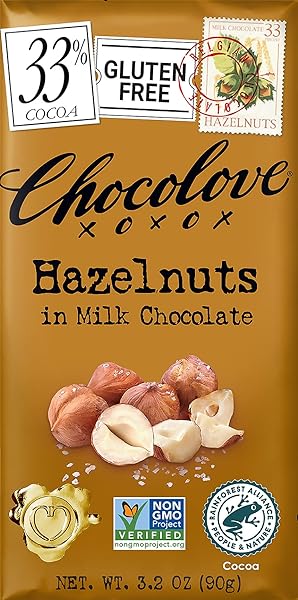 Chocolove Hazelnuts in Milk Chocolate, 33% Ca in Pakistan