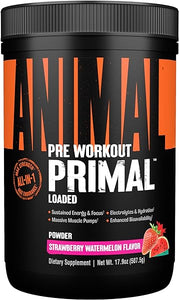 Primal Muscle Hydration + Preworkout Powder – Contains Beta Alanine, 3DPump, Caffeine & Electrolytes – Improves Energy, Focus, Endurance & Absorption – Strawberry Watermelon Flavor, 17.9 oz in Pakistan