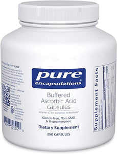 Pure Encapsulations Buffered Ascorbic Acid Capsules | Vitamin C for Sensitive Individuals* | 250 Capsules in Pakistan