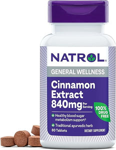 Cinnamon Extract 1000MG, Non GMO, Drug Free, 80 Tablets (Pack of 1) in Pakistan