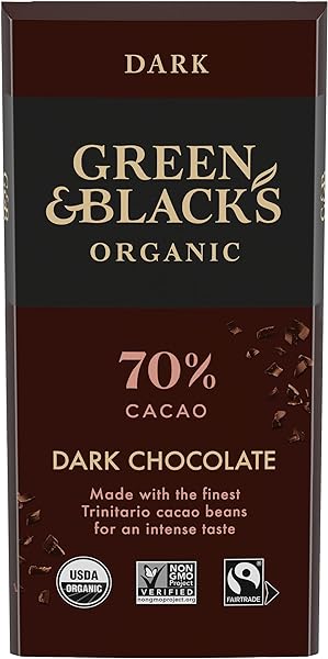 Green & Black's Organic Dark Chocolate Bar, 70% Cacao, 3.17 oz in Pakistan