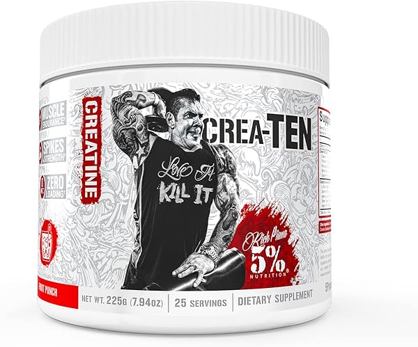 5% Nutrition CreaTEN Creatine Complex + Accelerators | Flavored Creatine Powder for Muscle Gain | Max Power, Strength, Endurance, & Recovery (Fruit Punch) in Pakistan in Pakistan
