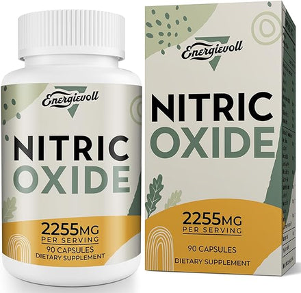 Nitric Oxide Boost - Nitric Oxide Precursor Blend & Nitric Oxide Phytonutrient Blend Supplement for Blood Flow, Oxygenation, and Blood Pressure, Energy- 90 Capsules (1 Bottle) in Pakistan